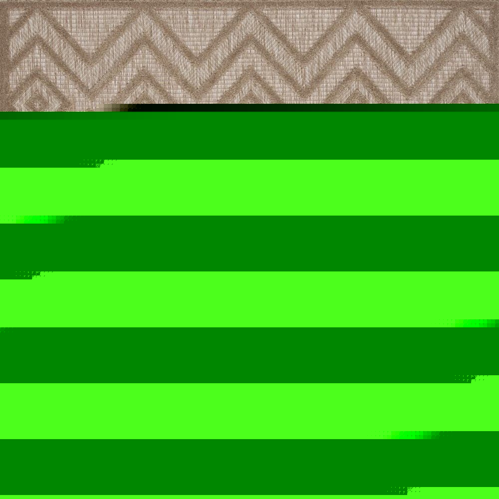 5' X 7' Beige Indoor Outdoor Area Rug