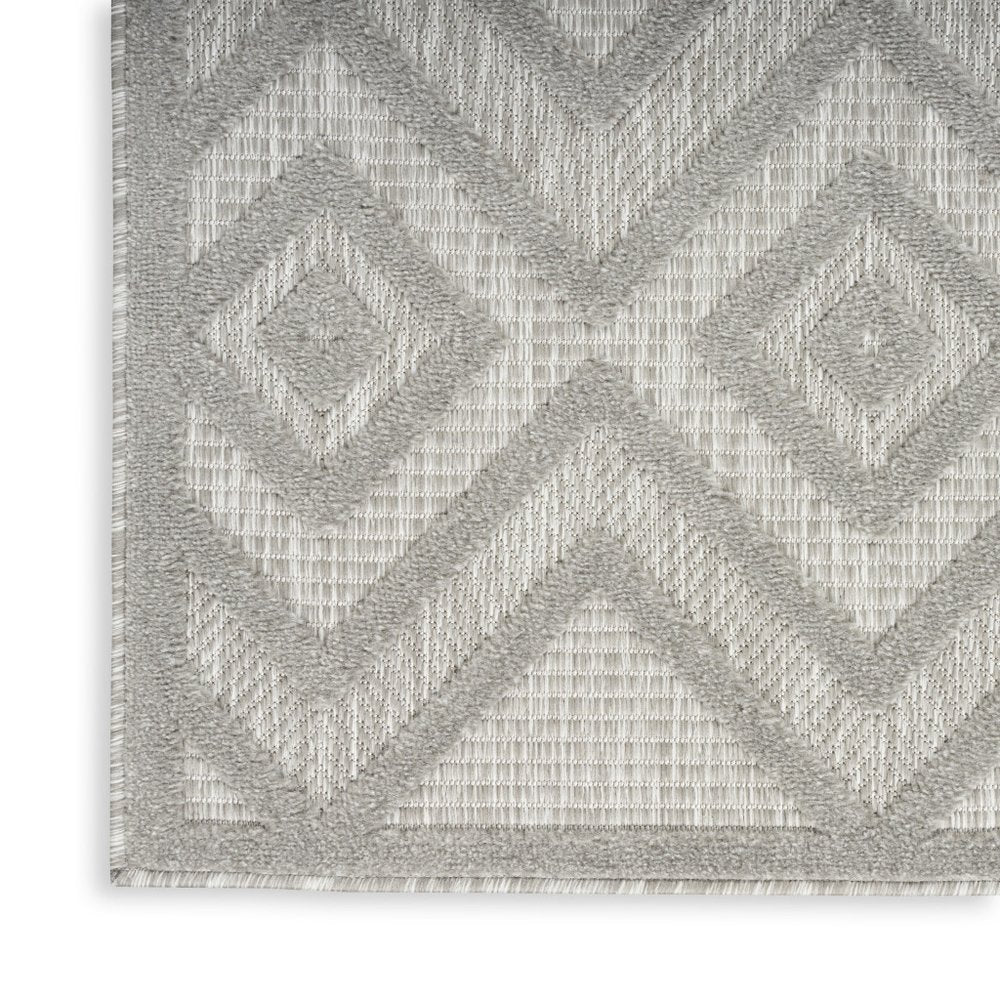5' X 7' Gray Indoor Outdoor Area Rug