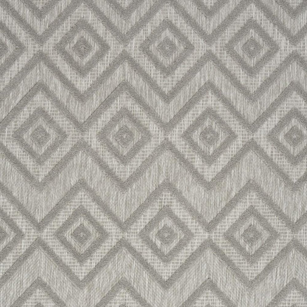 5' X 7' Gray Indoor Outdoor Area Rug