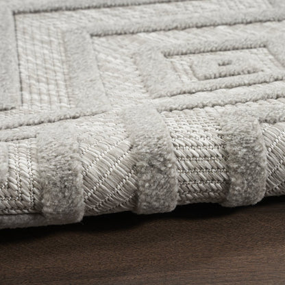 6' X 9' Gray Indoor Outdoor Area Rug