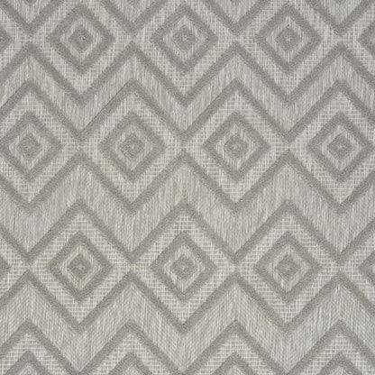 6' X 9' Gray Indoor Outdoor Area Rug