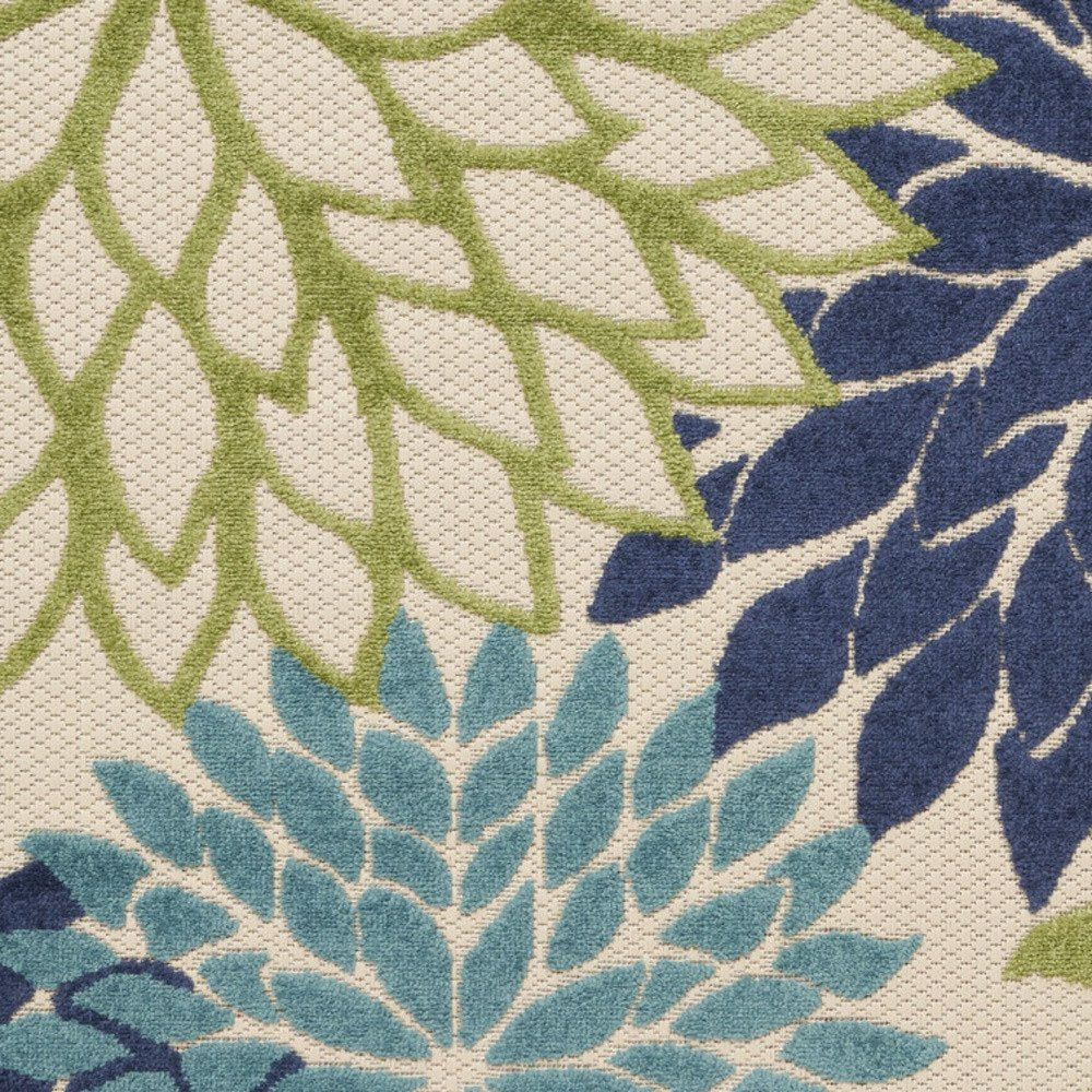 3' X 5' Cream Indoor Outdoor Area Rug