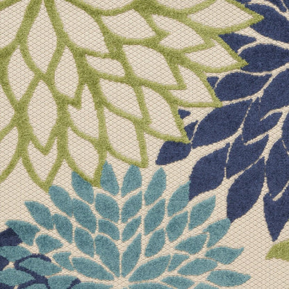 3' X 5' Cream Indoor Outdoor Area Rug