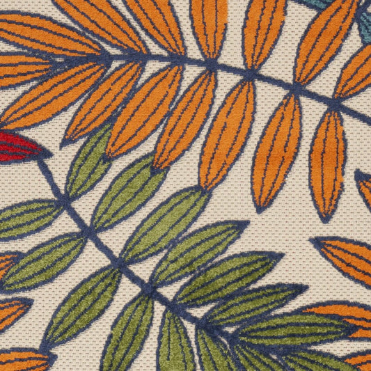 3' X 5' Red And Ivory Indoor Outdoor Area Rug