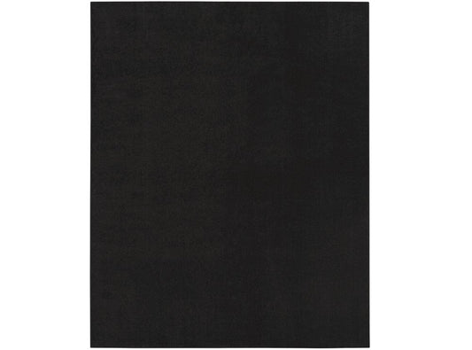3' X 5' Black Stain Resistant Indoor Outdoor Area Rug