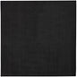 5' X 5' Black Square Indoor Outdoor Area Rug