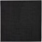 5' X 5' Black Square Indoor Outdoor Area Rug