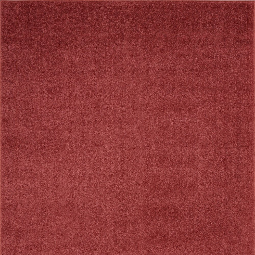 3' X 5' Brick Red Non Skid Indoor Outdoor Area Rug