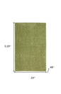 4' Runner Green Indoor Outdoor Runner Rug