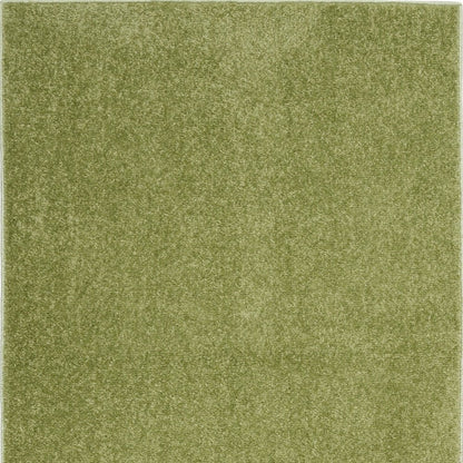 4' Runner Green Indoor Outdoor Runner Rug