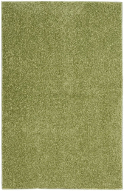 4' Runner Green Indoor Outdoor Runner Rug