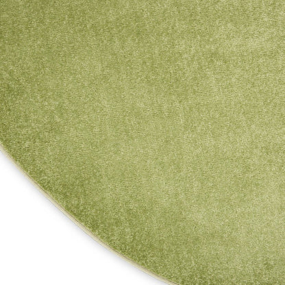 4' Green Round Indoor Outdoor Area Rug