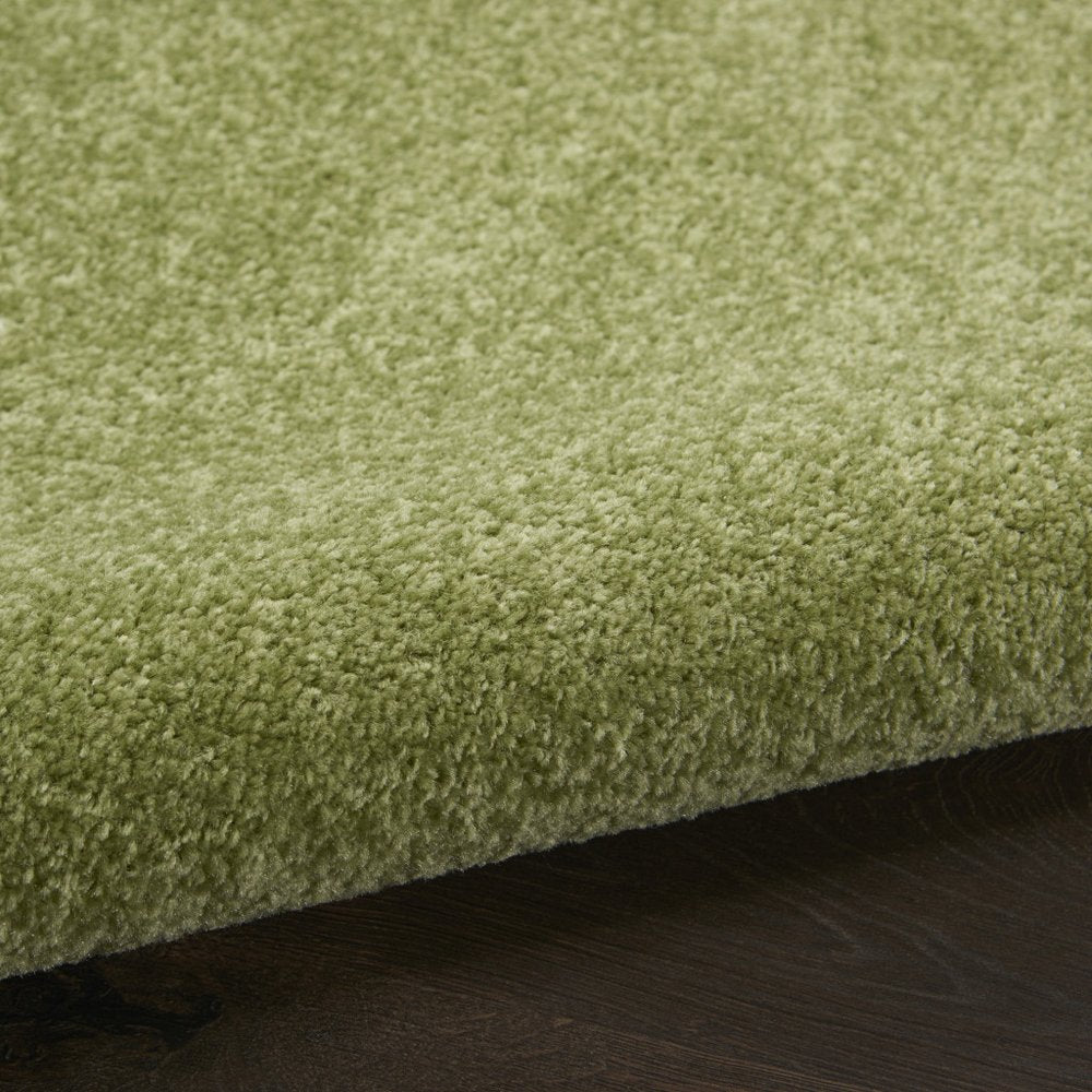 6' X 6' Green Round Indoor Outdoor Area Rug