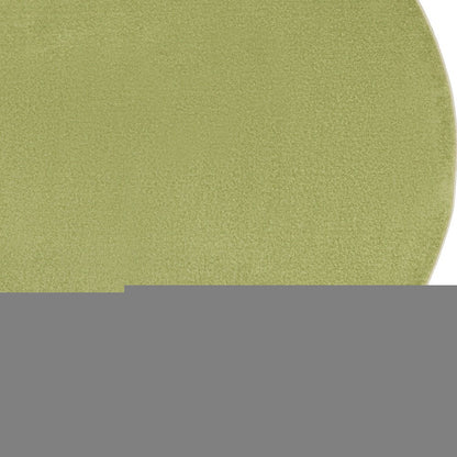 6' X 6' Green Round Indoor Outdoor Area Rug