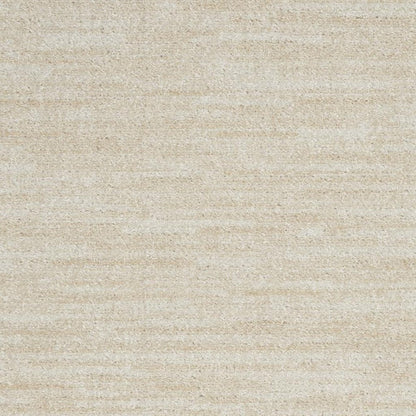 4' Runner Beige And Ivory Indoor Outdoor Runner Rug