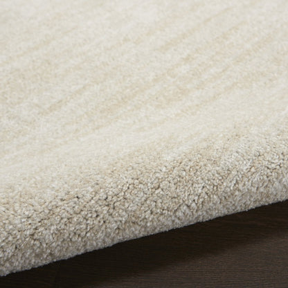 4' Beige And Ivory Round Indoor Outdoor Area Rug