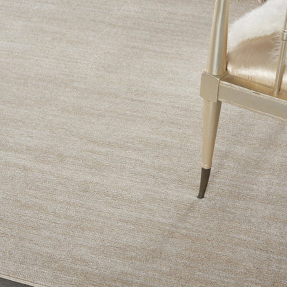 5' X 5' Beige And Ivory Square Indoor Outdoor Area Rug