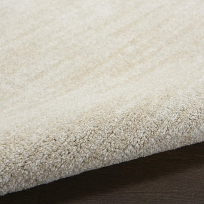6' X 6' Beige And Ivory Round Indoor Outdoor Area Rug