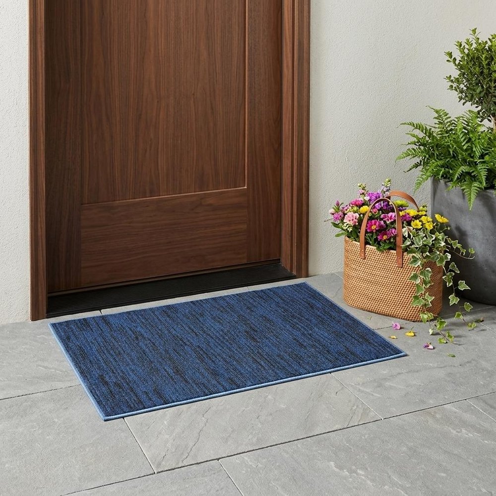 3' X 5' Blue Indoor Outdoor Area Rug