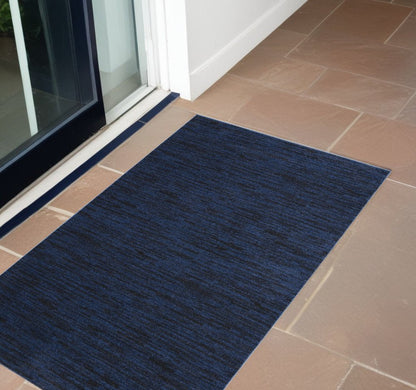 3' X 5' Blue Indoor Outdoor Area Rug