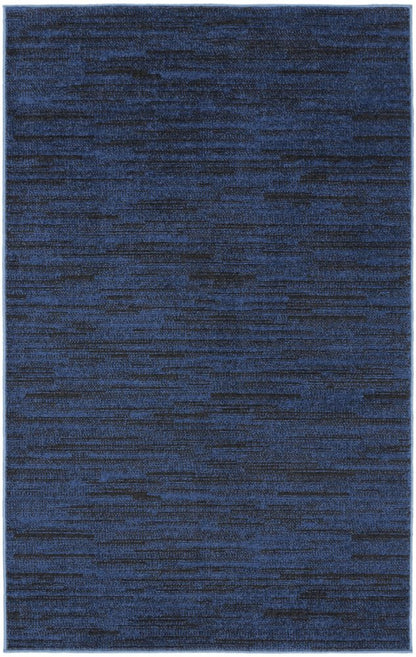 3' X 5' Blue Indoor Outdoor Area Rug