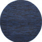 4' Blue Round Indoor Outdoor Area Rug