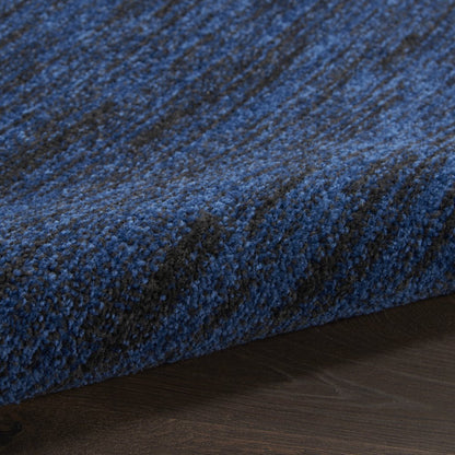 6' X 6' Blue Round Indoor Outdoor Area Rug