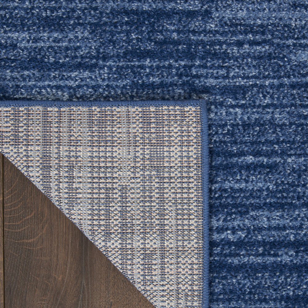4' Runner Navy Blue Indoor Outdoor Runner Rug