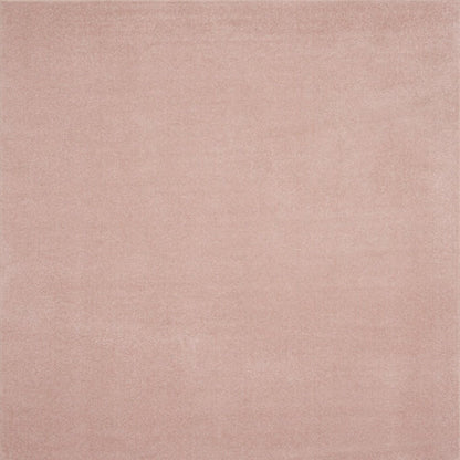 5' X 5' Pink Square Indoor Outdoor Area Rug