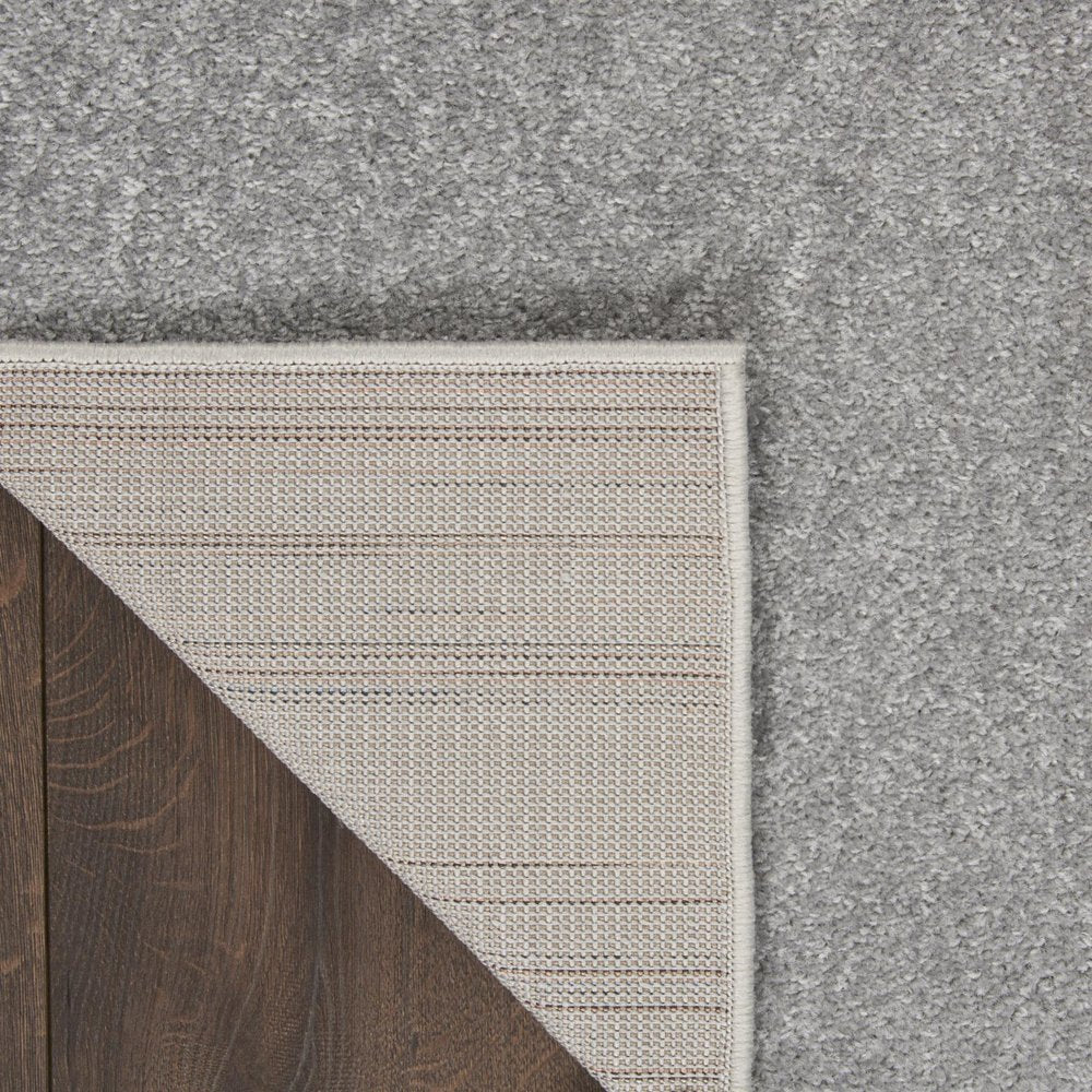 5' X 5' Gray Square Indoor Outdoor Area Rug