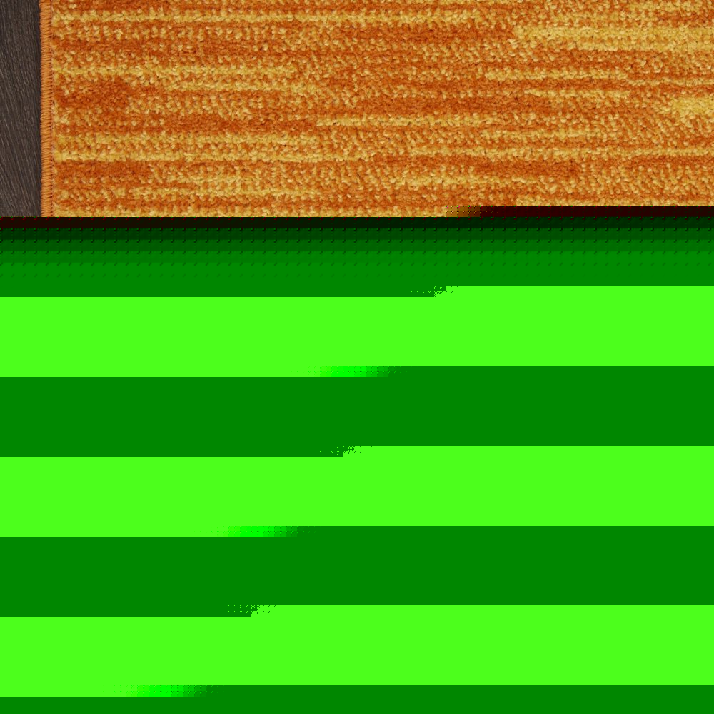 3' X 5' Orange Indoor Outdoor Area Rug