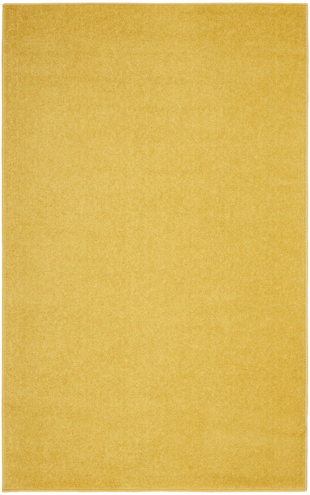3' X 5' Yellow Indoor Outdoor Area Rug