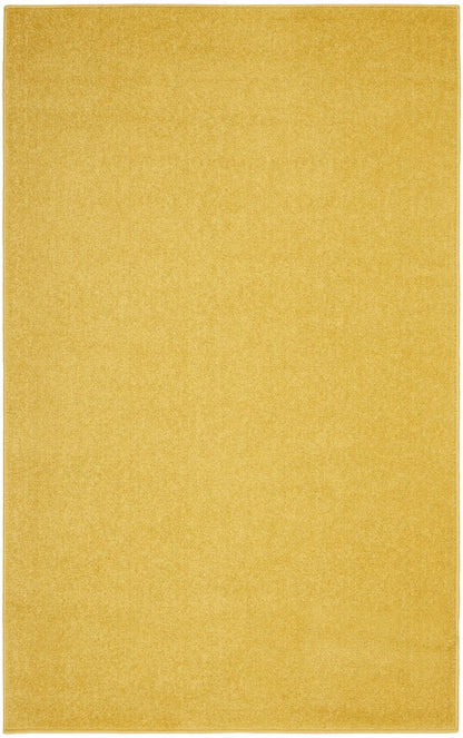 3' X 5' Yellow Indoor Outdoor Area Rug
