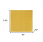 5' X 5' Yellow Square Indoor Outdoor Area Rug