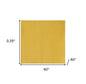 5' X 5' Yellow Square Indoor Outdoor Area Rug