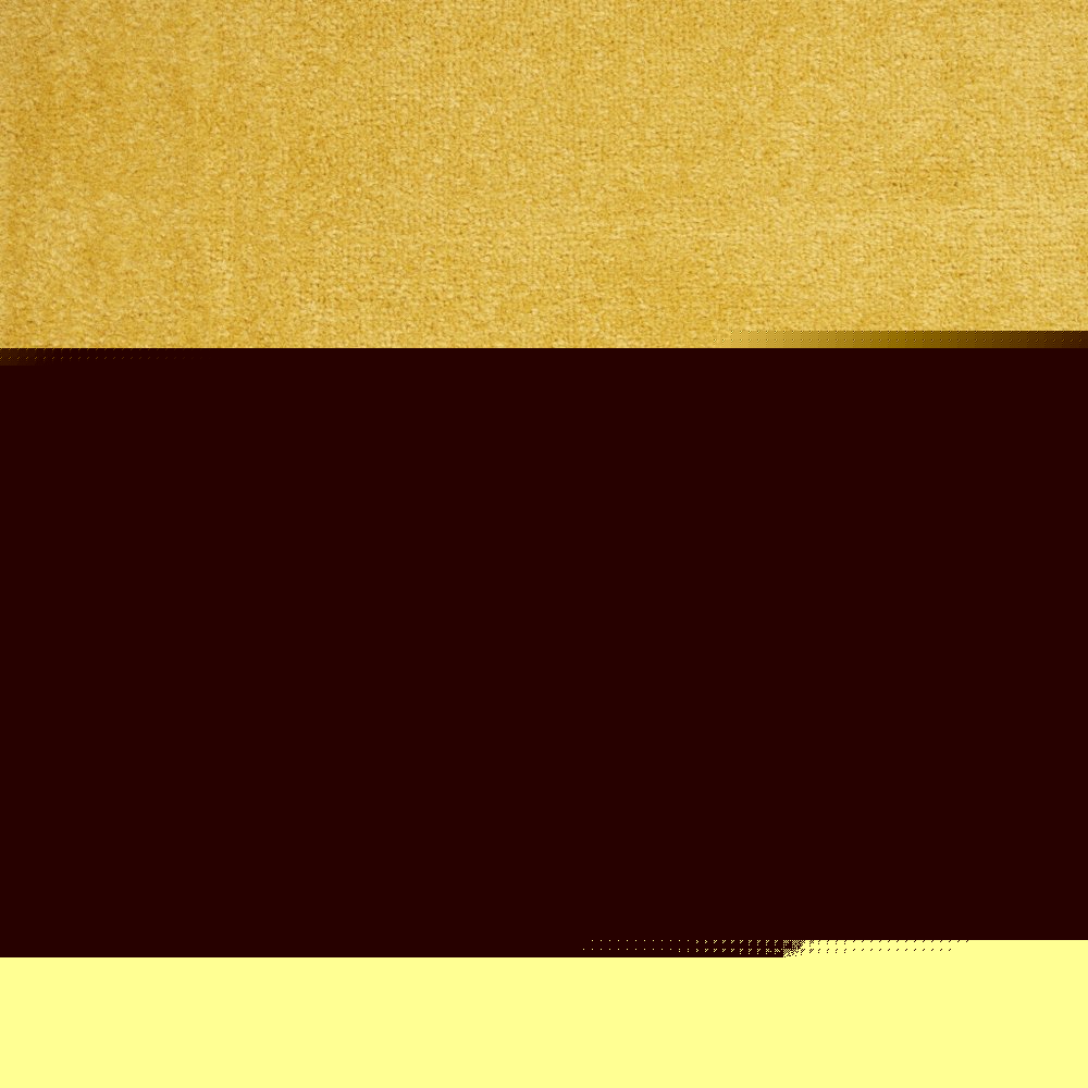 6' X 6' Yellow Round Indoor Outdoor Area Rug