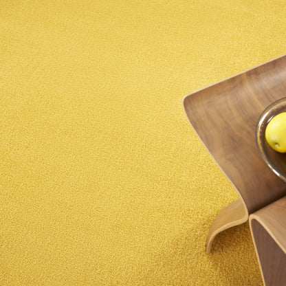 6' X 6' Yellow Round Indoor Outdoor Area Rug