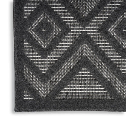 4' X 6' Charcoal Indoor Outdoor Area Rug