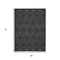 4' X 6' Charcoal Indoor Outdoor Area Rug