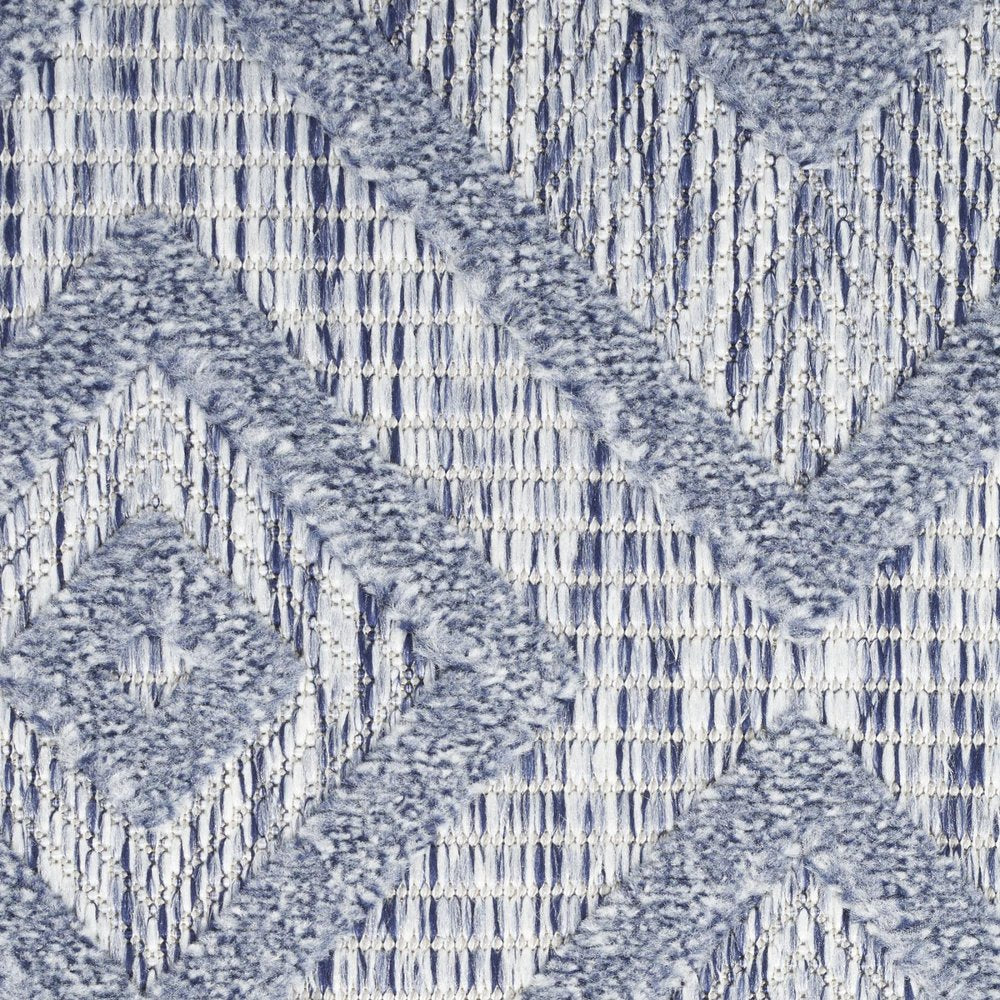 4' X 6' Denim Blue Indoor Outdoor Area Rug