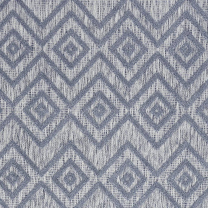 4' X 6' Denim Blue Indoor Outdoor Area Rug