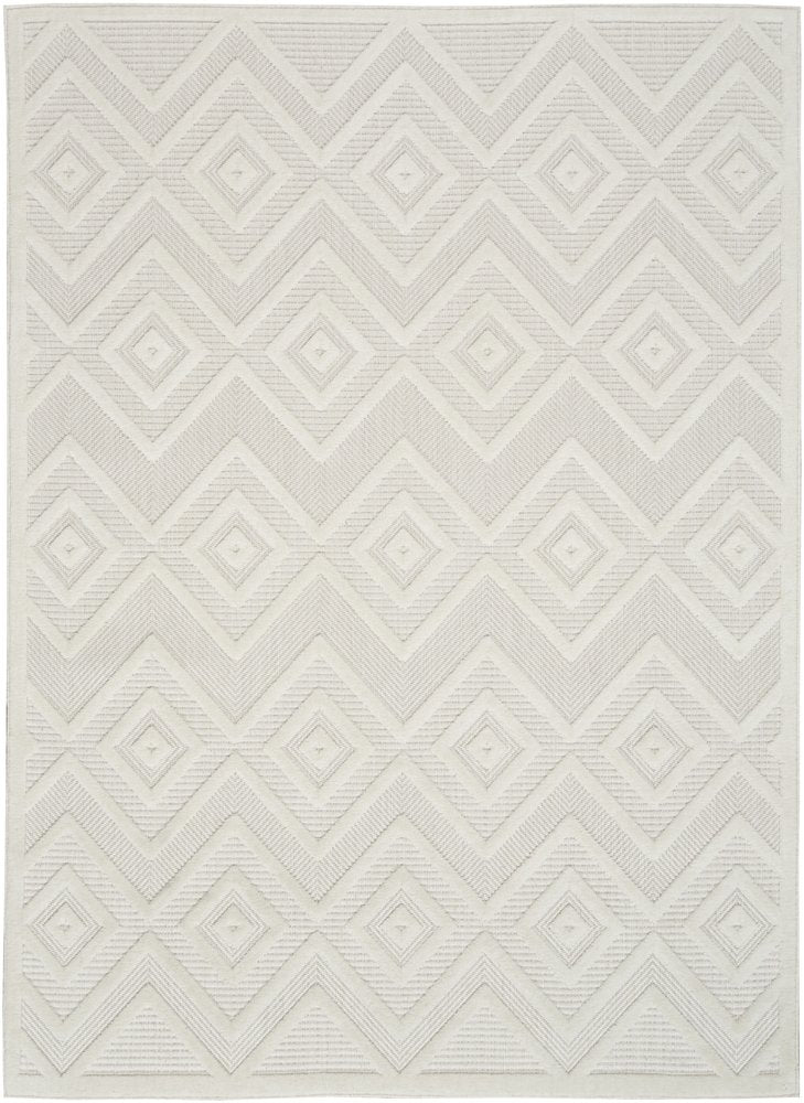 4' X 6' Ivory Indoor Outdoor Area Rug