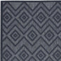4' X 6' Blue Indoor Outdoor Area Rug