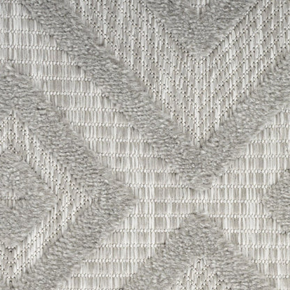 4' X 6' Gray Indoor Outdoor Area Rug