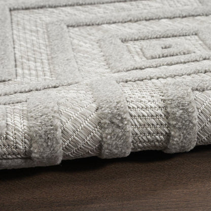 4' X 6' Gray Indoor Outdoor Area Rug