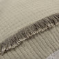 Natural Checkered Queen Quilt