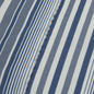 Blue And White Striped Queen Quilt