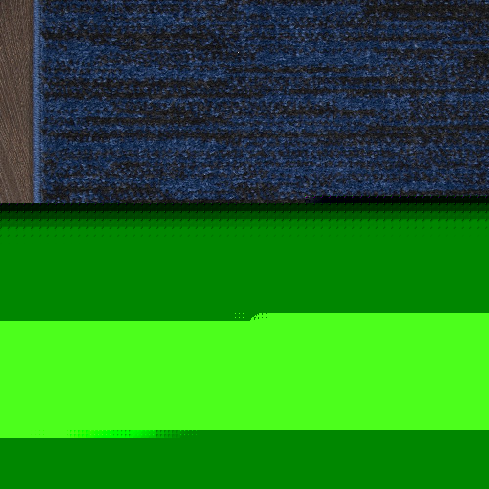 2' X 4' Midnight Blue Stain Resistant Indoor Outdoor Area Rug