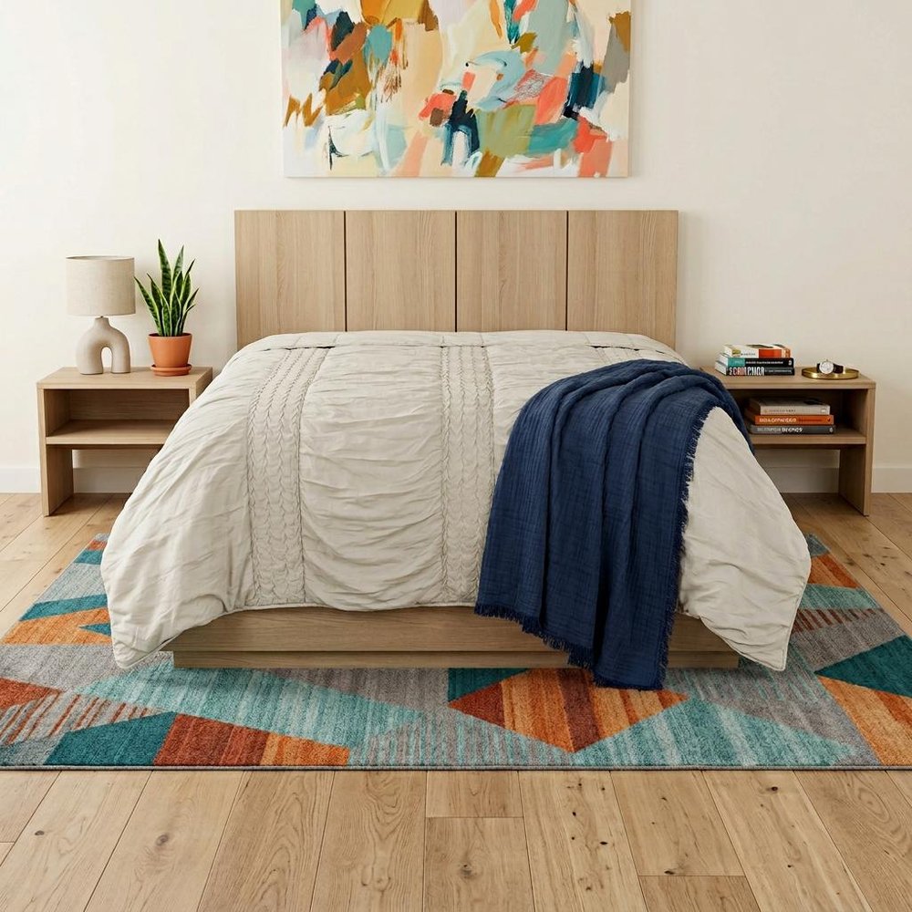 Ivory Geometric Quilt