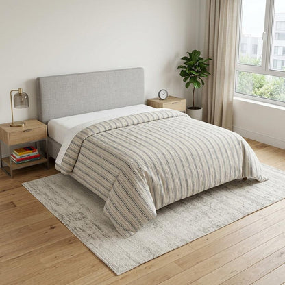 Natural King Linen 300 Thread Count Dry Clean Only Duvet Cover